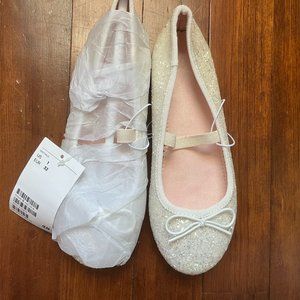 H&M Glitter Ballet Flats